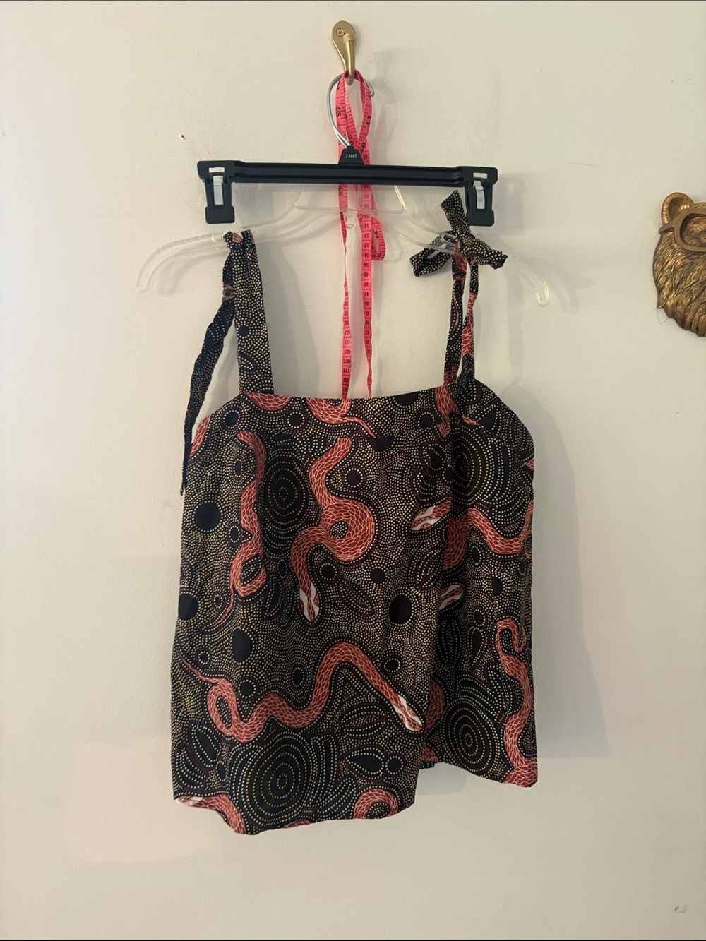 Anthropologie Snake Print Tank Top - Picture 2 of 5